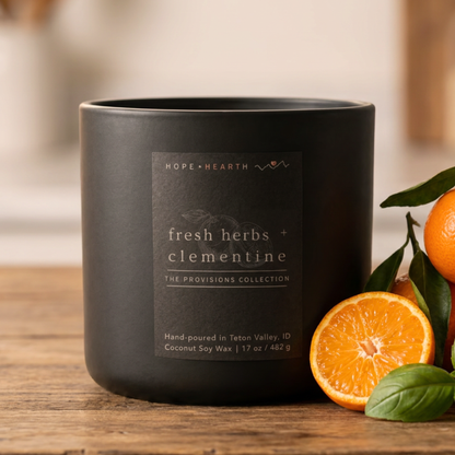 Fresh Herbs + Clementine